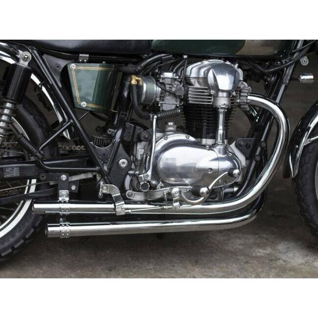 Motor Rock モーターロック オールドスタイル手曲げマフラー Type2