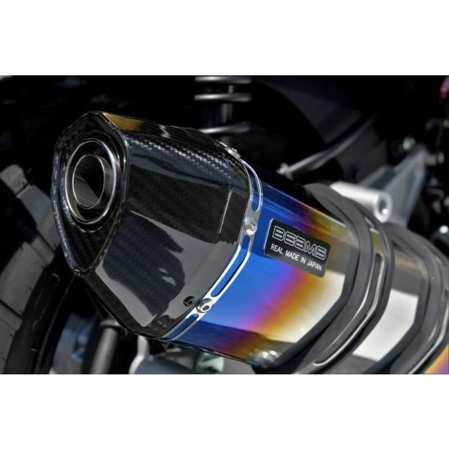 ビームス CORSA-EVOⅡ ヒートチタンサイレンサー BEAMS BEAMS CORSA-EVOII スリップオンマフラー ヒートチタン