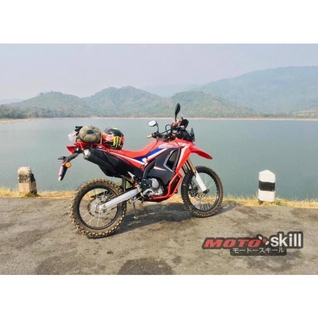 シャリー　5.5j ワイドスイングアーム　セット MOTOSKILL（モートースキール） Crash bar CRF250 Rally カラー：Red
