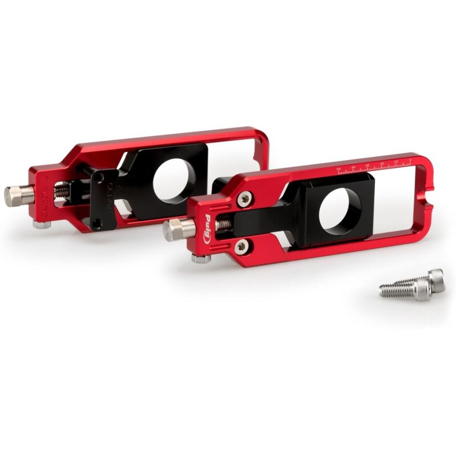 Puig プーチ チェーンテンショナー (Chain Tensioner) カラー：レッド YZF-R1 レースベース車 YZF-R1M YAMAHA ヤマハ アクスルブロック・チェーンアジャスター | Puig