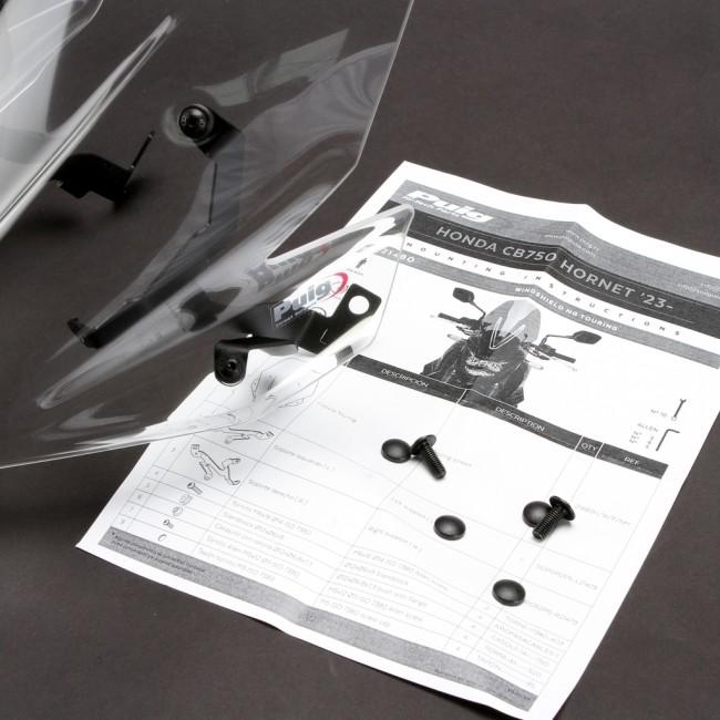 Puig プーチ ニュージェネレーションNKスクリーン (TOURING) (Windshield New Generation Touring) カラー：クリア CB750 HORNET HONDA ホンダ スクリーン 外装の画像