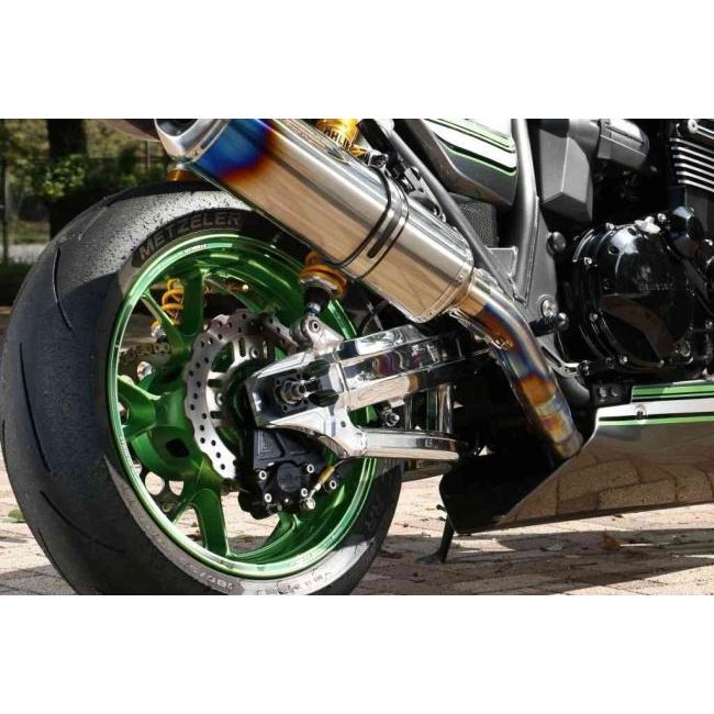 STRIKER ストライカー G-STRIKER スイングアーム パワーディメンション Type-S(スタビ付き) 半艶ブラック仕上げ ZRX1200DAEG KAWASAKI カワサキ 足回り_2