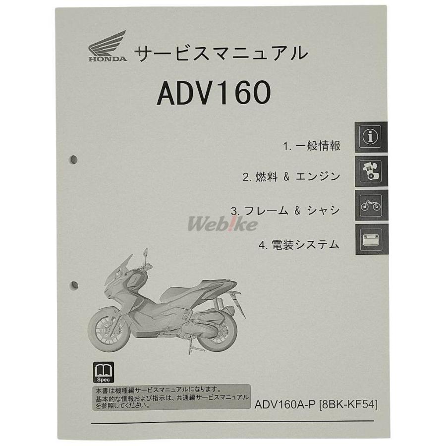HONDA ADV160 サービスマニュアル ホンダ ADV160 サービスマニュアル