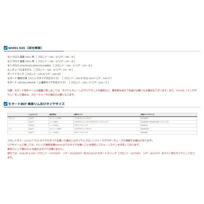 【ほぼ未使用】 TGR TECHNIX GEAR ティージーアールテクニクスギア TYPE-R Super Motard(モタード)用ホイール(前後セット) 【1797257866】(65423円)