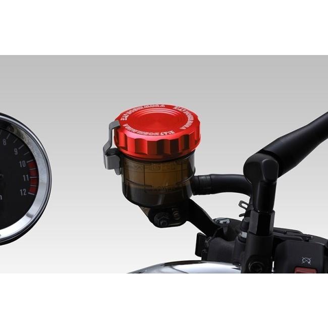 YOSHIMURA ヨシムラ リザーバータンクキャップ カラー：スレートグレー HONDA ホンダ SUZUKI スズキ KAWASAKI カワサキ YAMAHA ヤマハ ブレーキの画像