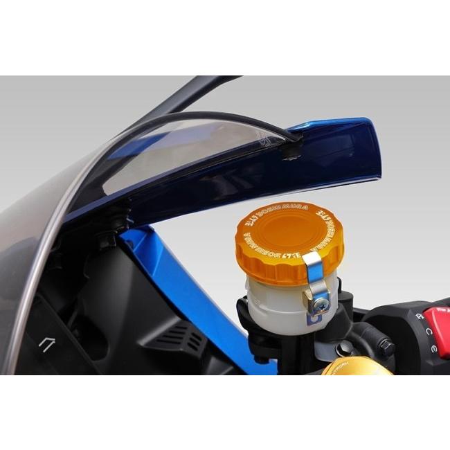 YOSHIMURA ヨシムラ リザーバータンクキャップ カラー：スレートグレー HONDA ホンダ SUZUKI スズキ KAWASAKI カワサキ YAMAHA ヤマハ ブレーキの画像