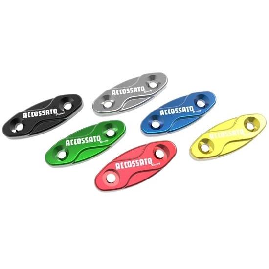 ACCOSSATO（アコサット） ミラーカバー カラー：ブラック YZF-R1 YZF