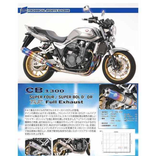 TSR テクニカルスポーツレーシング フルエキゾーストマフラー 4-1集合