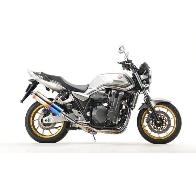 r’s gear アールズギア ワイバンクラシックR シングルUPタイプ タイプ：チタンドラッグブルー CB1300SF CB1300SB HONDA ホンダ フルエキゾーストマフラー
