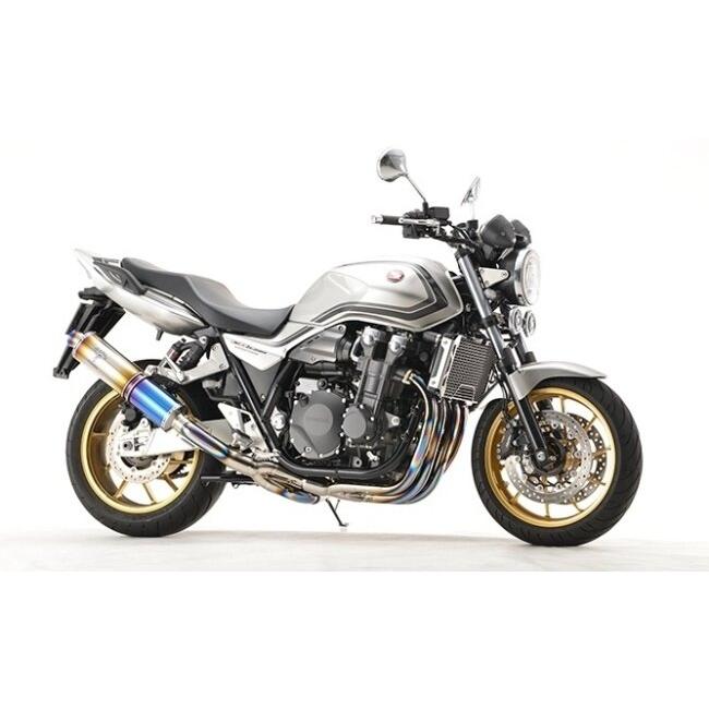 r’s gear アールズギア ワイバンクラシックR シングルUPタイプ タイプ：チタンドラッグブルー CB1300SF CB1300SB HONDA ホンダ フルエキゾーストマフラー