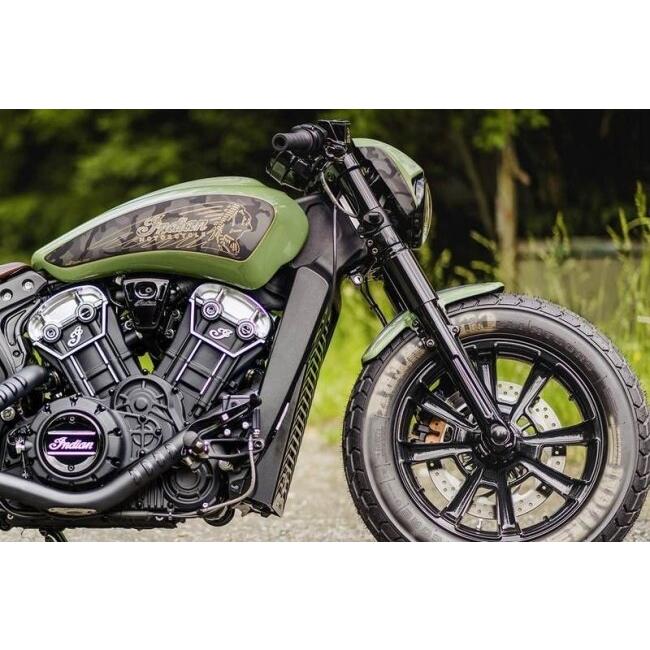 Cult-Werk カルトワーク FRONT FENDER OLD SCHOOL SCOUT INDIAN MOTORCYCLE インディアン フロントフェンダー フェンダー関連 外装の画像