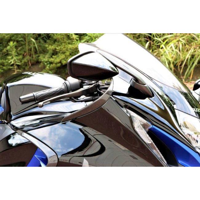 STRIKER ストライカー エアロデザインSAD カーボンメーターサイドフラップ HAYABUSA SUZUKI スズキ サイドカウル・サイドカバー カウル関連 外装_1