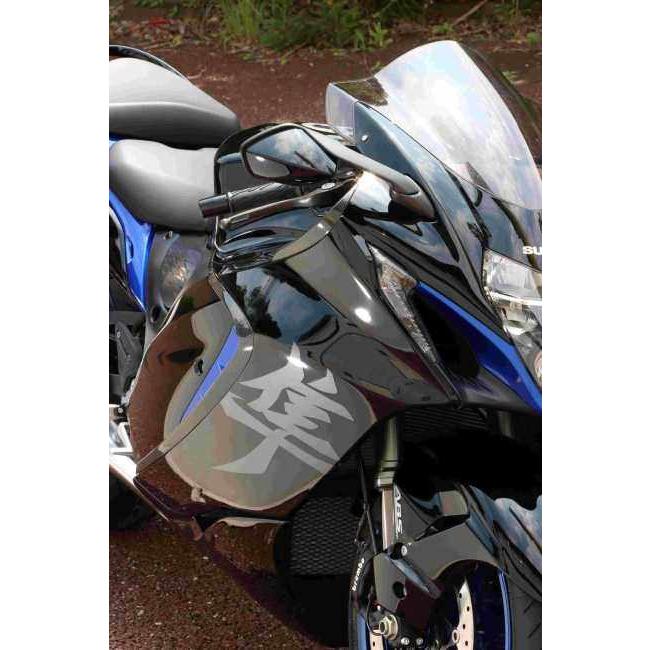 STRIKER ストライカー エアロデザインSAD カーボンメーターサイドフラップ HAYABUSA SUZUKI スズキ サイドカウル・サイドカバー カウル関連 外装_3