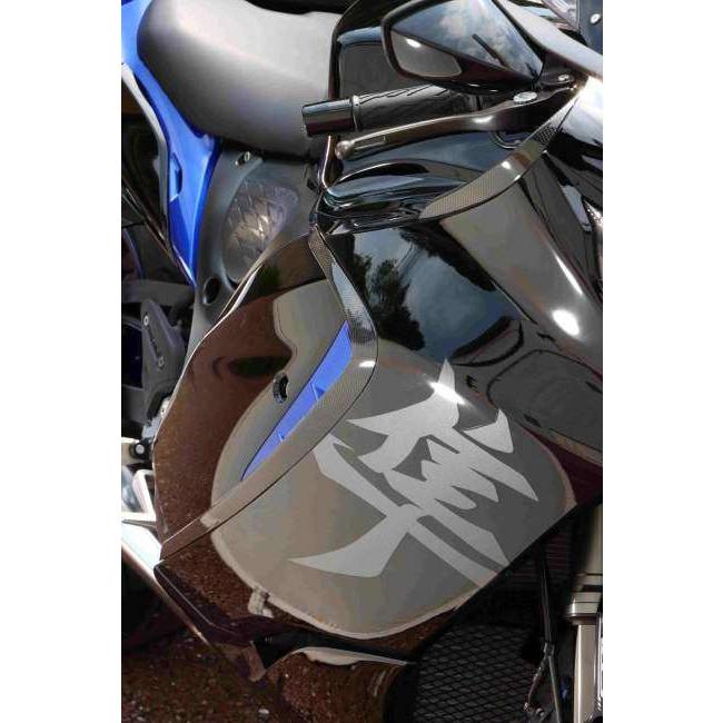 STRIKER ストライカー エアロデザインSAD カーボンメーターサイドフラップ HAYABUSA SUZUKI スズキ サイドカウル・サイドカバー カウル関連 外装_4