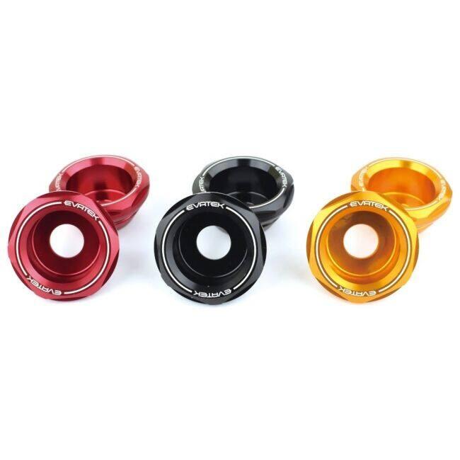 EVATEK エヴァテック アクスルカップ カラー：ブラック CT125 ハンターカブ GROM 12mmシャフト HONDA ホンダ  その他アクスル関連オプション・補修部品 足回り | EVATEK | 04