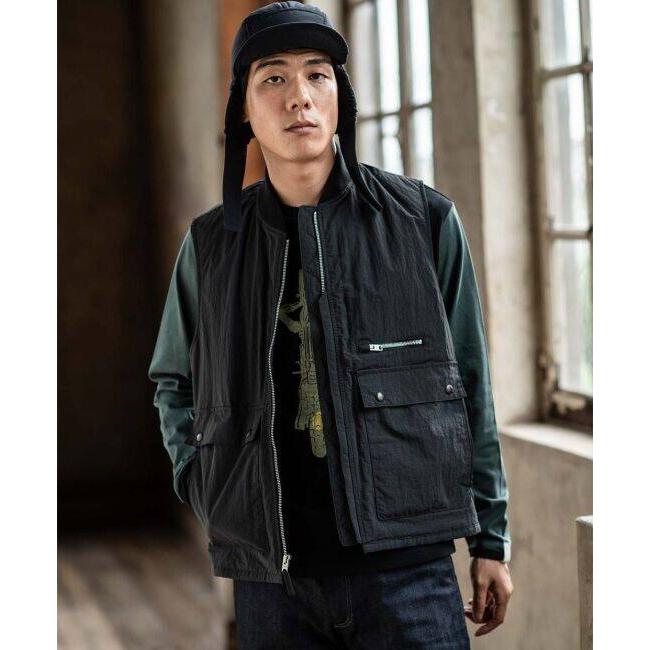 ジャケット・アウター kadoya alter keis Jacket カドヤ（KADOYA） 【ALTER KEIS】LAYER VEST 中綿防寒ベスト サイズ