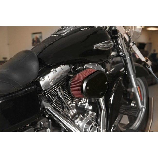 K&N ケイアンドエヌ インテークキット FLARE カラー：ブラック SOFTAIL DYNA TOURING HARLEY-DAVIDSON ハーレーダビッドソン エアクリーナーキット_1