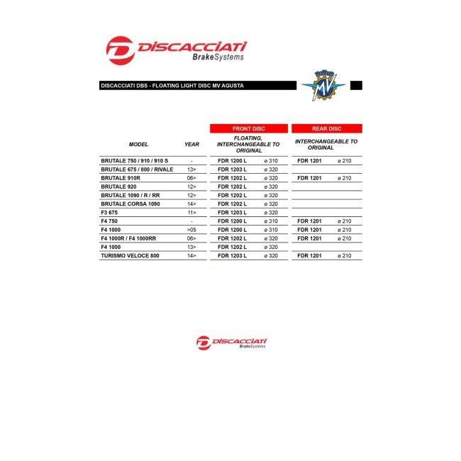 DISCACCIATI ディスカチャーティー ライトウェイト フロント