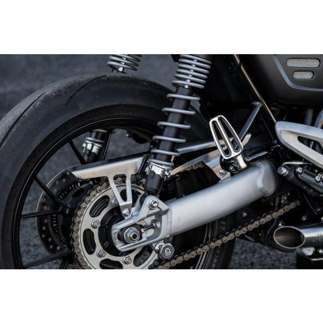 Motone Customs モートーンカスタムズ チェーンガード GLADIUS カラー：ブラッシュ THRUXTON 1200R 1200 SPEED TWIN 1200RS TRIUMPH トライアンフ 外装 | ブランド登録なし | 02
