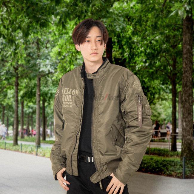 YeLLOW CORN（イエローコーン） YB-3321 ウインタージャケット MA-1