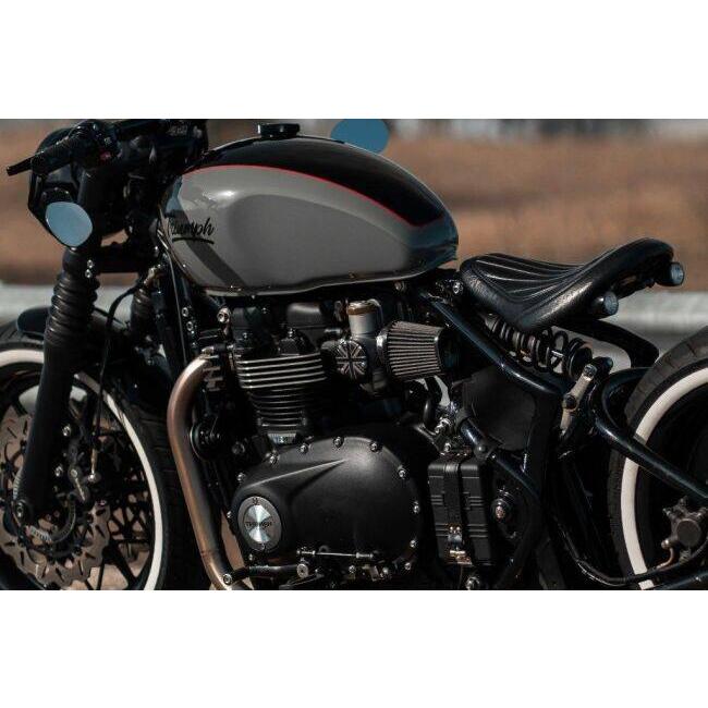 Motone Customs モートーンカスタムズ スロットルボディカバー ユニオンジャック カラー：ブラック／ポリッシュ TRIUMPH トライアンフ スロットルボディ | ブランド登録なし | 06