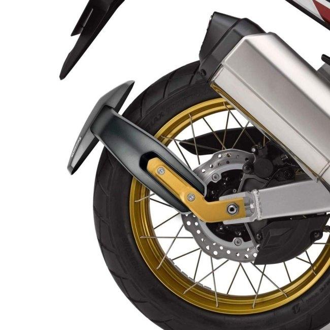 Pyramid Plastics ピラミッドプラスチック スプレーガード (リアフェンダー) カラー：マットブラック＋Gold Arm HONDA ホンダ リアフェンダー フェンダー関連_1