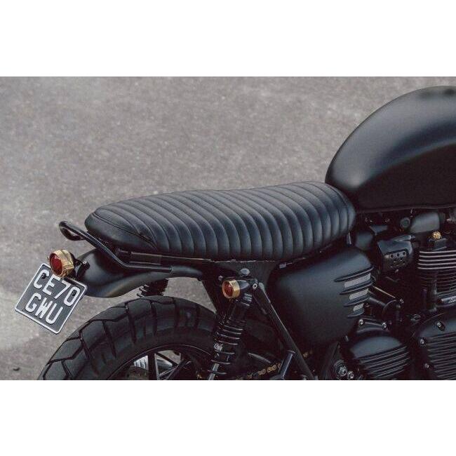 Motone Customs モートーンカスタムズ シート VIPER リブ カラー：ブラック BONNEVILLE T100 T120 STREET TWIN SPEED 900 CUP SCRAMBLER TRIUMPH トライアンフ | ブランド登録なし | 01