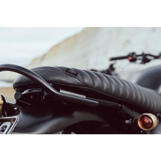 Motone Customs モートーンカスタムズ シート VIPER リブ カラー：ブラック BONNEVILLE T100 T120 STREET TWIN SPEED 900 CUP SCRAMBLER TRIUMPH トライアンフ | ブランド登録なし | 07