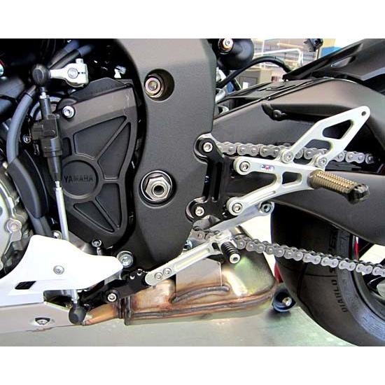 Robby Moto Engineering ロビーモトエンジニアリング バックステップ EVO [エボ] モデル カラー：シルバー YZF-R1M YZF-R1 YAMAHA ヤマハ ステップ 足回り_2