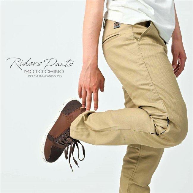 RIDEZ MOTO-CHINOライディングパンツ W32×L30 Mサイズ相当 RIDEZ ライズ MOTO-CHINO 11oz ライディングパンツ サイズ：30インチ(W