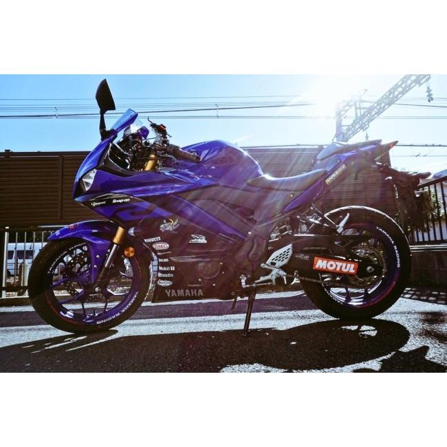 AXXL アクセル 17インチ SP6Y カスタム リムステッカー カラー(ライン)：鏡面ゴールド / カラー(文字の色)：パープル リムステッカー・リムストライプ 外装 |  | 02