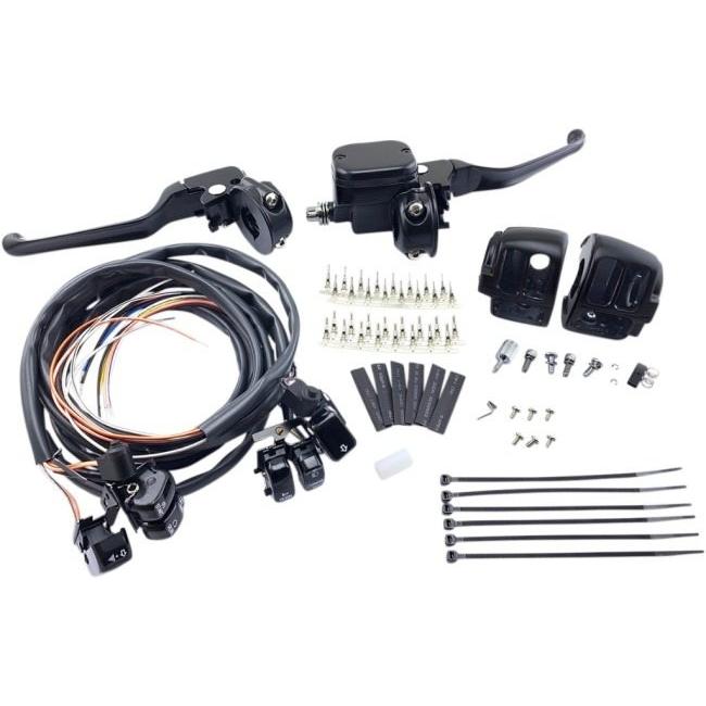 Drag Specialties ドラッグスペシャリティーズ Handlebar Switch Housing Kit［0616-0353］ HARLEY-DAVIDSON ハーレーダビッドソン ハンドル周辺パーツの画像