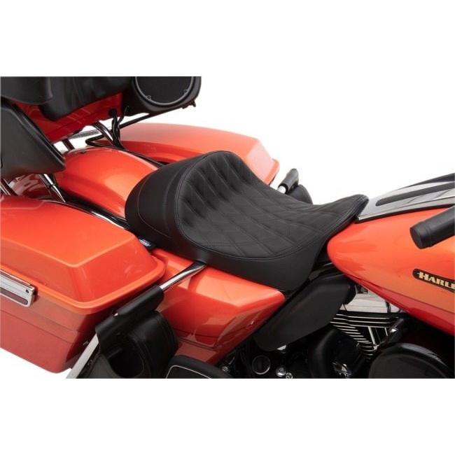 Drag Specialties ドラッグスペシャリティーズ EZ-ON Mount Forward Low Solo Seat［0801-1252］ HARLEY-DAVIDSON ハーレーダビッドソン シート シート関連の画像