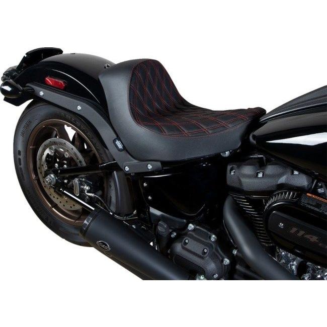 Drag Specialties ドラッグスペシャリティーズ Solo Seat［0802-1515］ Softail Low Rider ST FXLRST FXLR Sport Glide FLSB S FXLRS シート シート関連 外装の画像