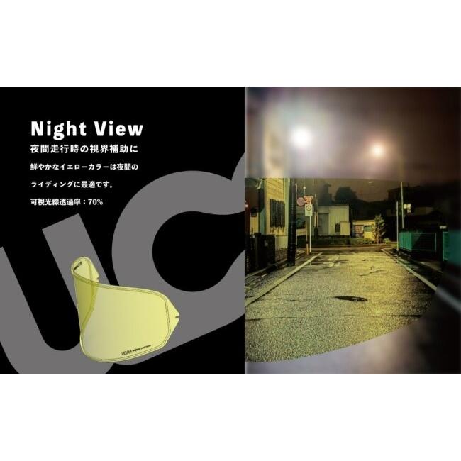 MITSUBA ミツバサンコーワ ヘルメット用防曇フィルム ULOOK CPB-1用 カラー：イエロー Glamster ピンロック ヘルメット | MITSUBA | 02