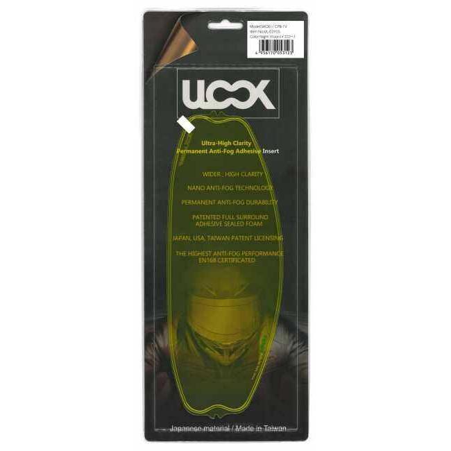 MITSUBA ミツバサンコーワ ヘルメット用防曇フィルム ULOOK CPB-1用 カラー：イエロー Glamster ピンロック ヘルメット | MITSUBA | 06