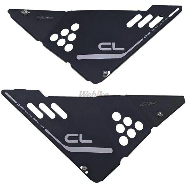 H2C（エイチツーシー） アルミサイドカバー ブラック CL500 HONDA 