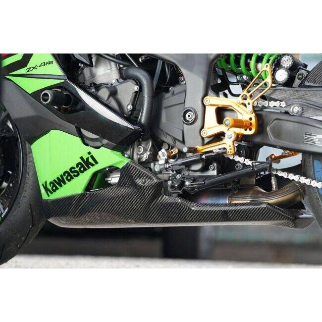 EIGHT(才谷屋) エイト(サイタニヤ) 純正カウル用アンダーカウル タイプ：カーボン綾織 ZX-4R ZX-4RR ZX-25R KAWASAKI カワサキ アンダーカウル カウル関連 外装 | ブランド登録なし | 01