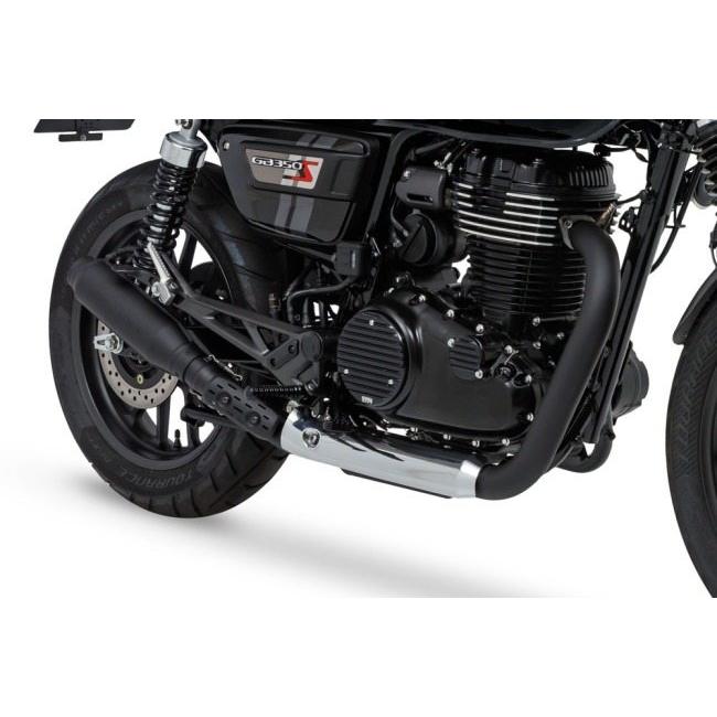 モリワキエンジニアリング 耐熱 単管 マフラー バイク 黒 バイク用