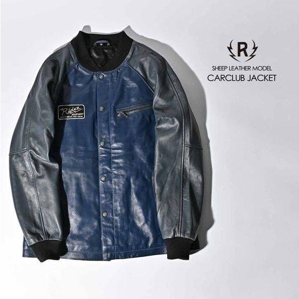 RIDEZ ライズ バイク用 カークラブコート レザージャケット サイズ：L ジャケット アパレルの画像