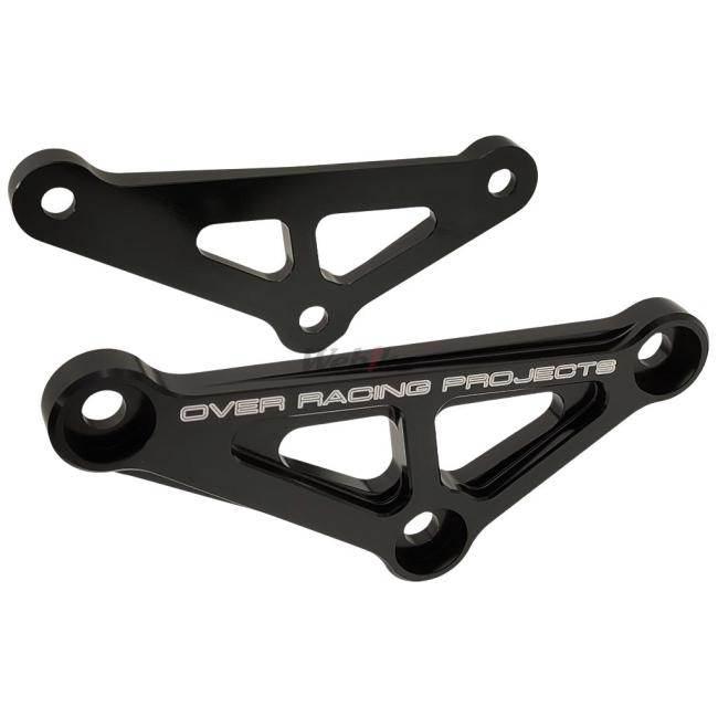 OVER オーヴァー リンクプレート ブラックアルマイト仕上げ Z900RS OVER RACING（オーバーレーシング） OVER オーヴァー リンクプレート