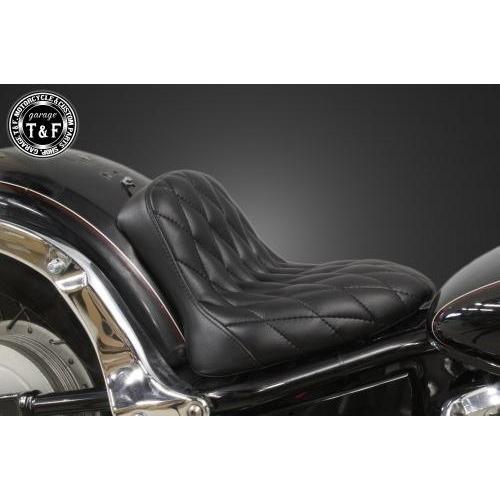 ガレージT&F ドラッグスター400 シングルシート(ダイヤ)ブラック 有限会社ガレージT&F / ドラッグスター400 シングルシート(ダイヤ)