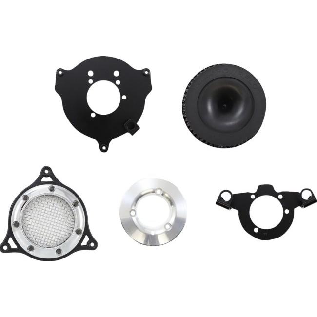 COBRA コブラ RPT Air Cleaner Kit Color/Finish：Chrome Ring with 