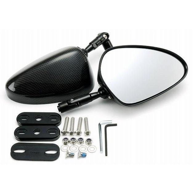 SIMOTA（シモタ） カーボン製レーシングオーバルミラー プレートサイズ