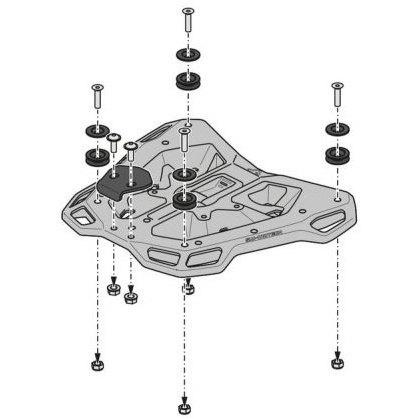 SW-MOTECH SWモテック STREET-RACK (ストリートラック) GSX-8S GSX-8R SUZUKI スズキ リアキャリア 外装 | SW-MOTECH | 05