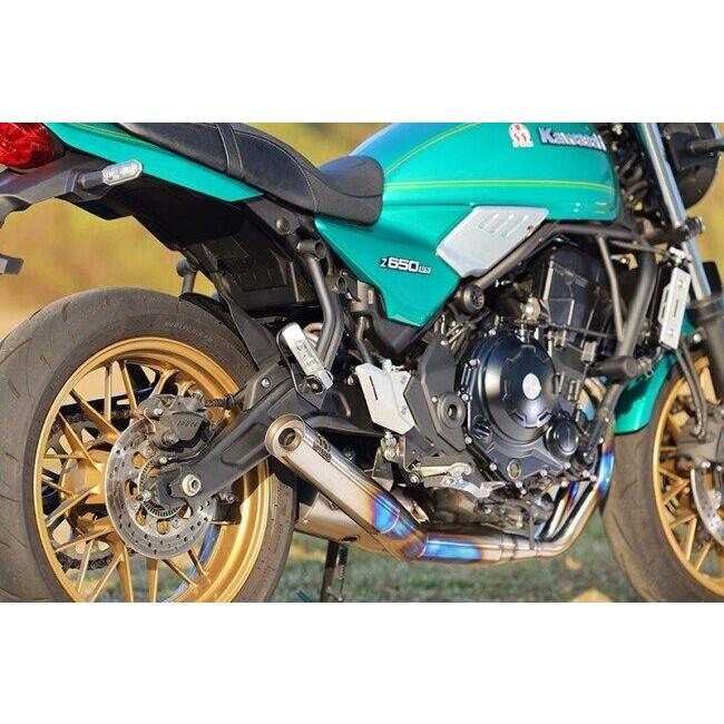 SP忠男 スペシャルパーツ忠男 POWERBOX FULL 2in1チタンブルー Z650RS KAWASAKI カワサキ フルエキゾーストマフラー マフラーの画像