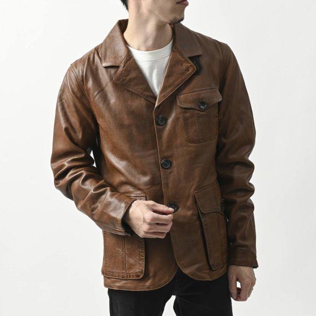 RIDEZ ライズ GENTS JACKET バイク用 レザージャケット サイズ：L