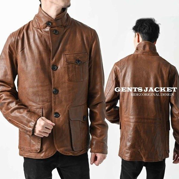 RIDEZ ライズ GENTS JACKET バイク用 レザージャケット サイズ：L