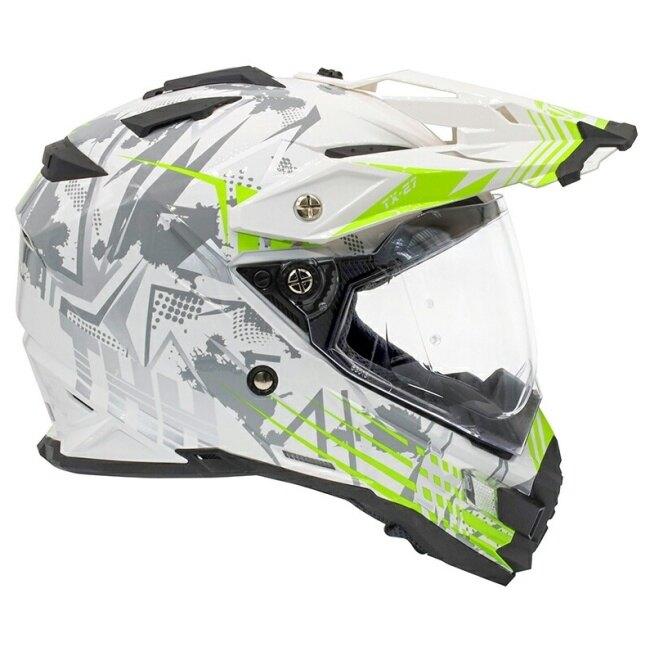 THH ティーエイチエイチ TX-27 バイオーム [ポーラーホワイト] ヘルメット サイズ：M(57-58cm) オフロードヘルメット | THH | 05