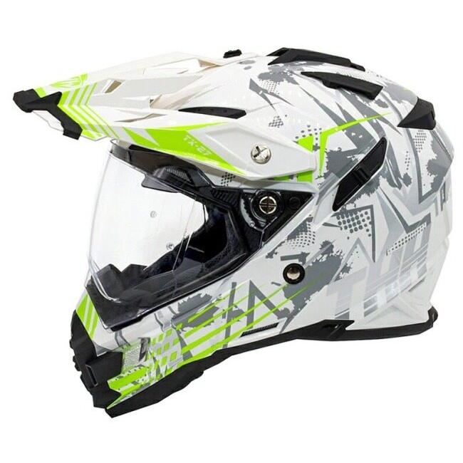 THH ティーエイチエイチ TX-27 バイオーム [ポーラーホワイト] ヘルメット サイズ：XXL(63-64cm) オフロードヘルメット | THH | 03